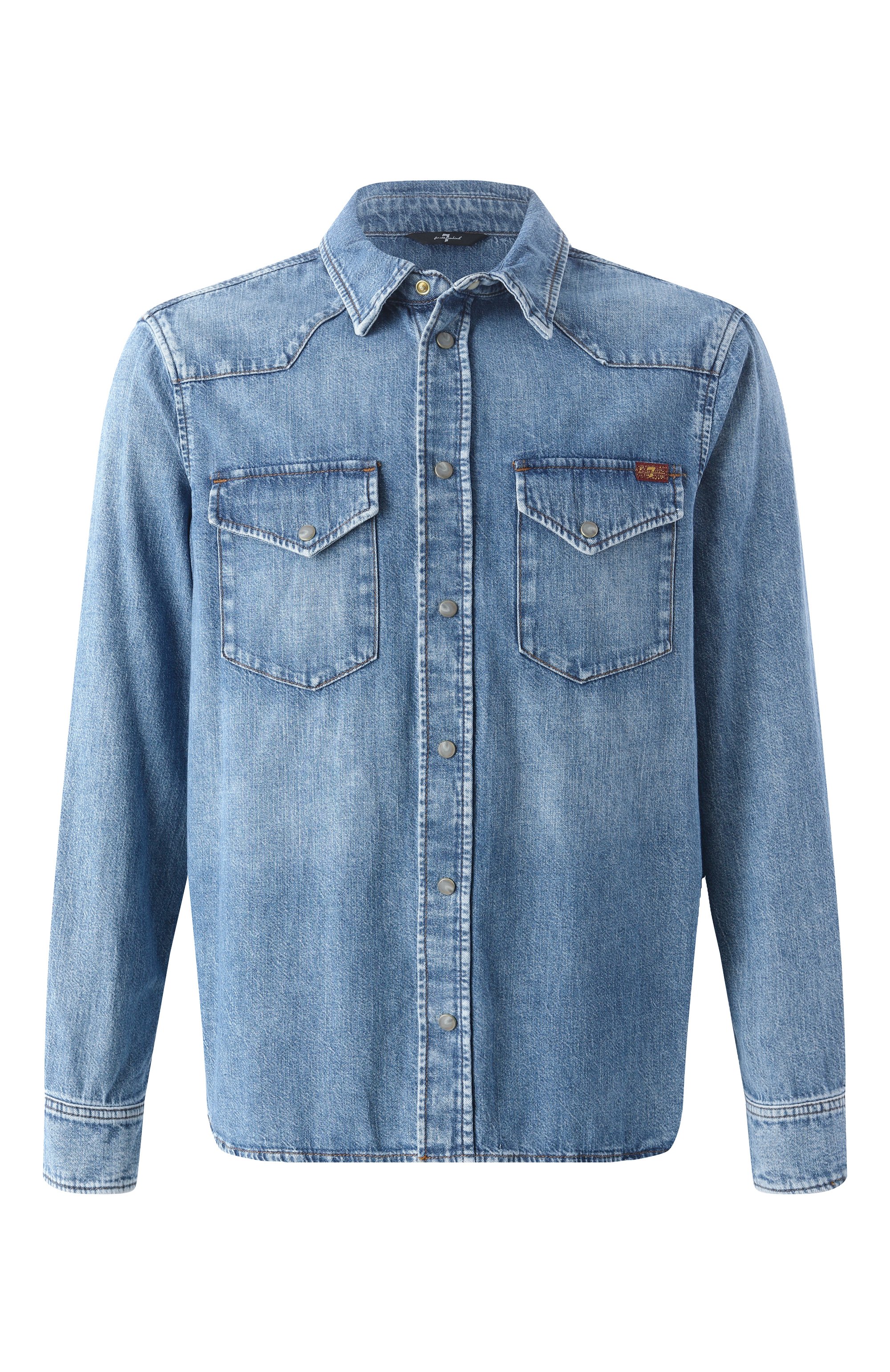 Джинсовая рубашка 7 FOR ALL MANKIND, арт. JS6MC2100U, фото 1