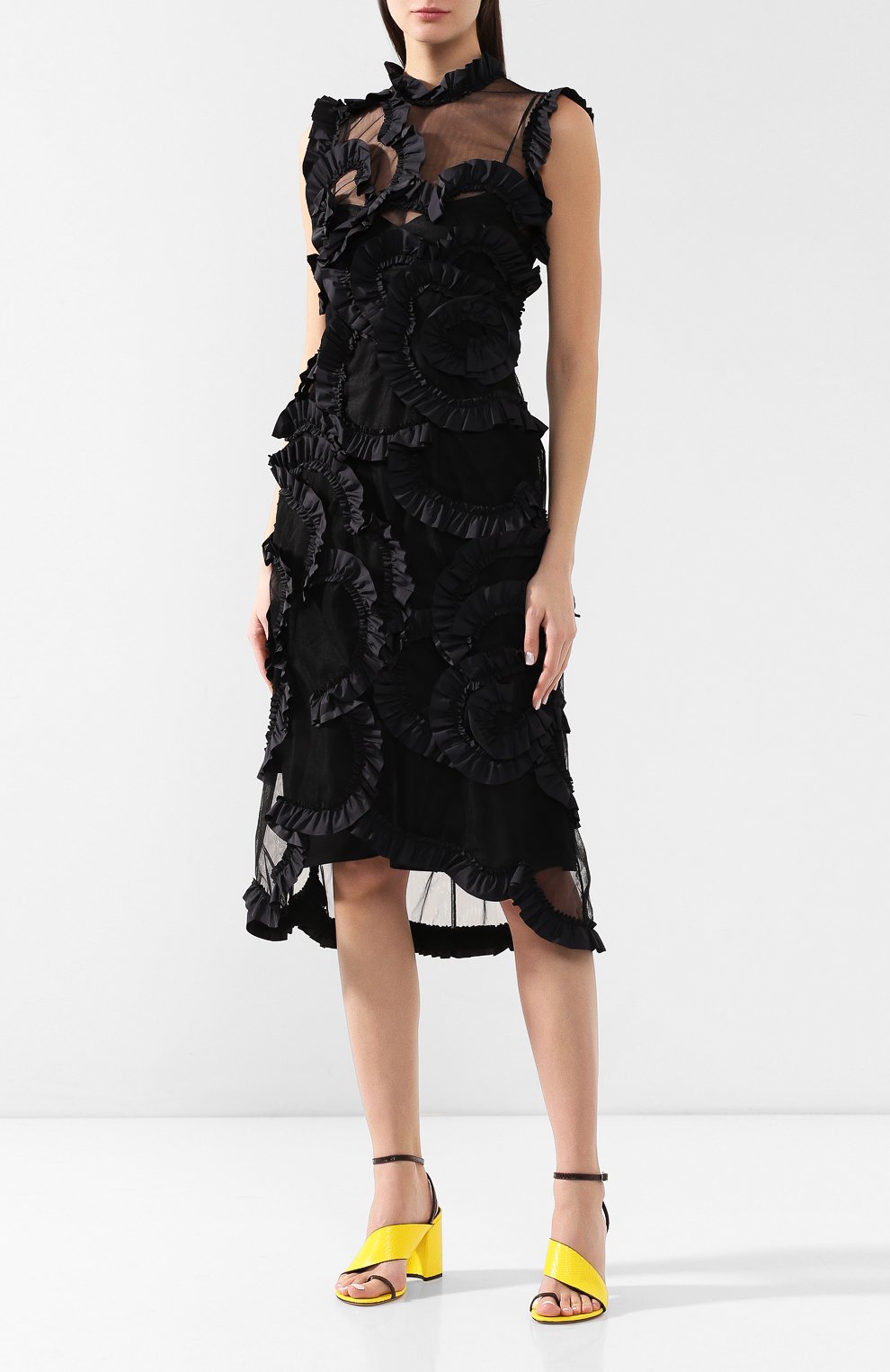 Платье 4 moncler simone rocha MONCLER GENIUS черного цвета по цене 112000 руб., арт. E1-09W-68113-02-549YZ, фото 3 Платье 4 moncler simone rocha MONCLER GENIUS, арт. E1-09W-68113-02-549YZ, фото 3