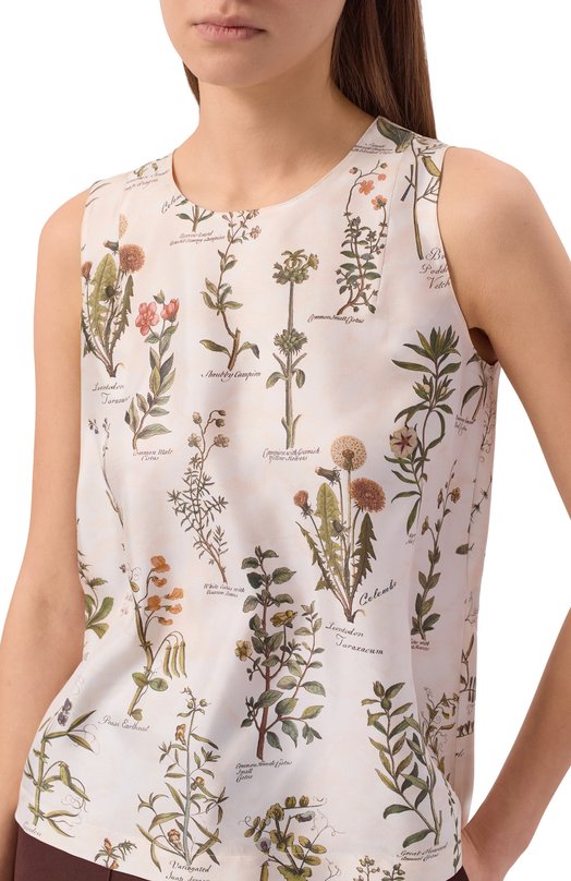 Шелковый топ Colombo CM00420/F/T0666-11-2G Кремовый  CM00420/F/T0666-11-2G Фото 5