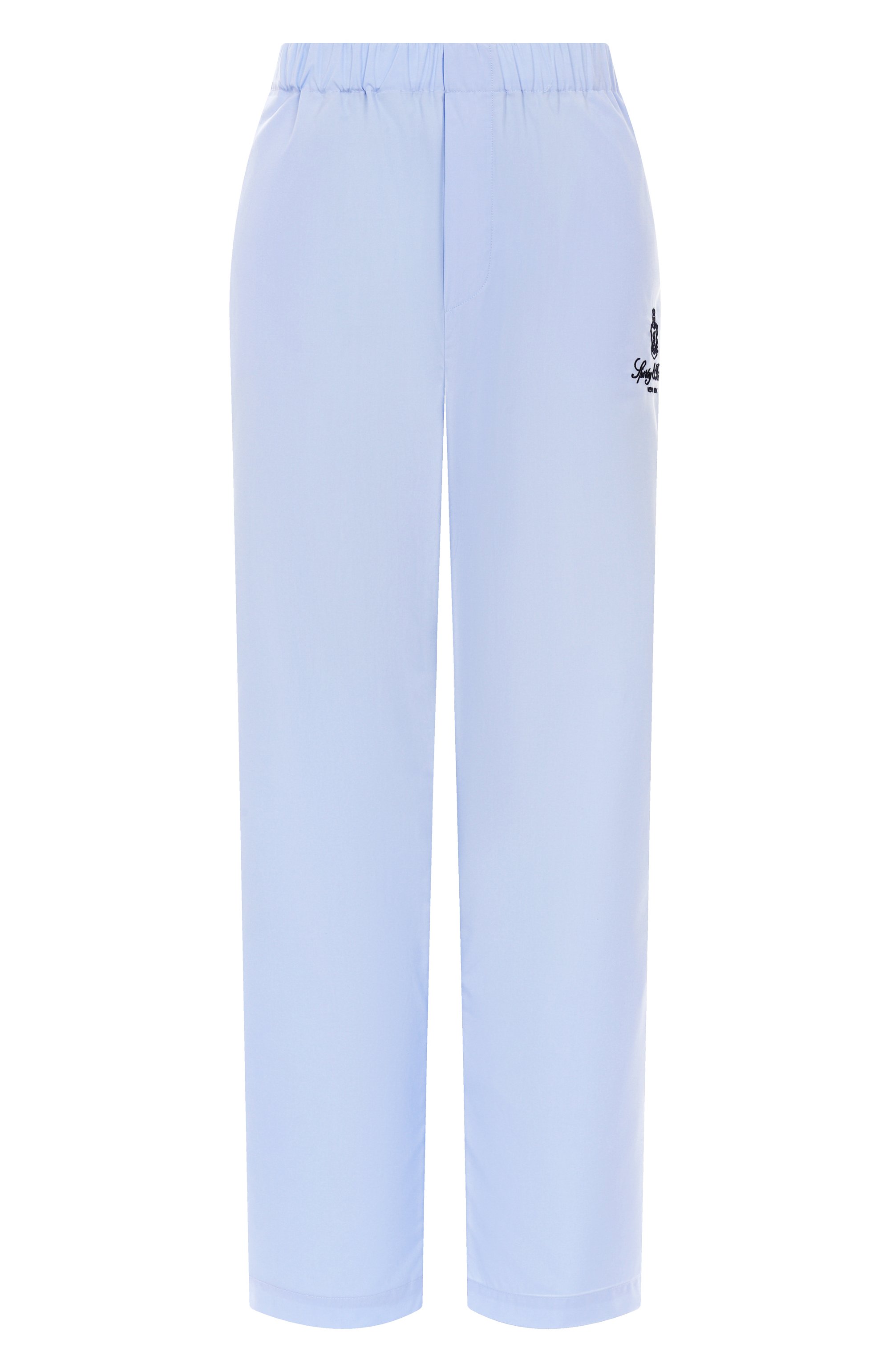 Хлопковые брюки SPORTY AND RICH, арт. PA046602231BL90, фото 1