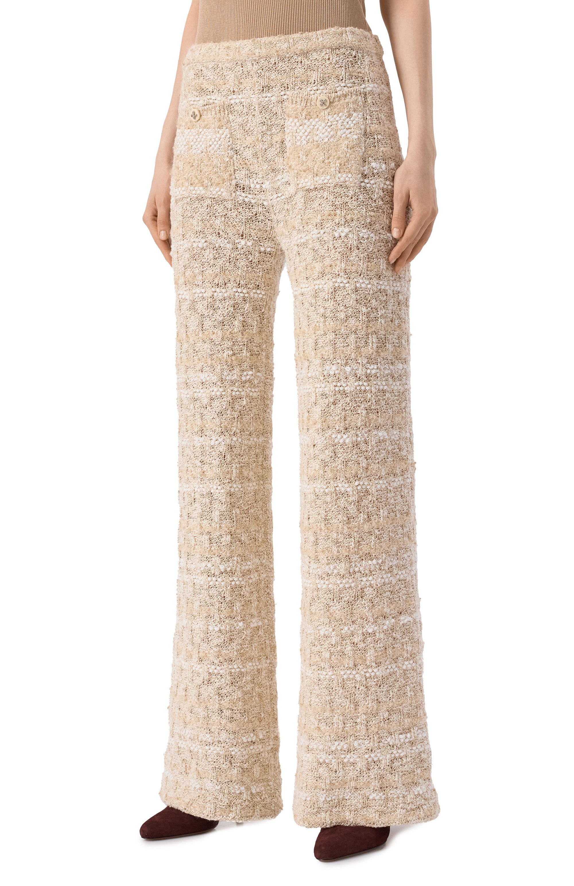 Брюки из хлопка и вискозы AND THE BRAND, арт. S25-P066-1004-102, фото 3