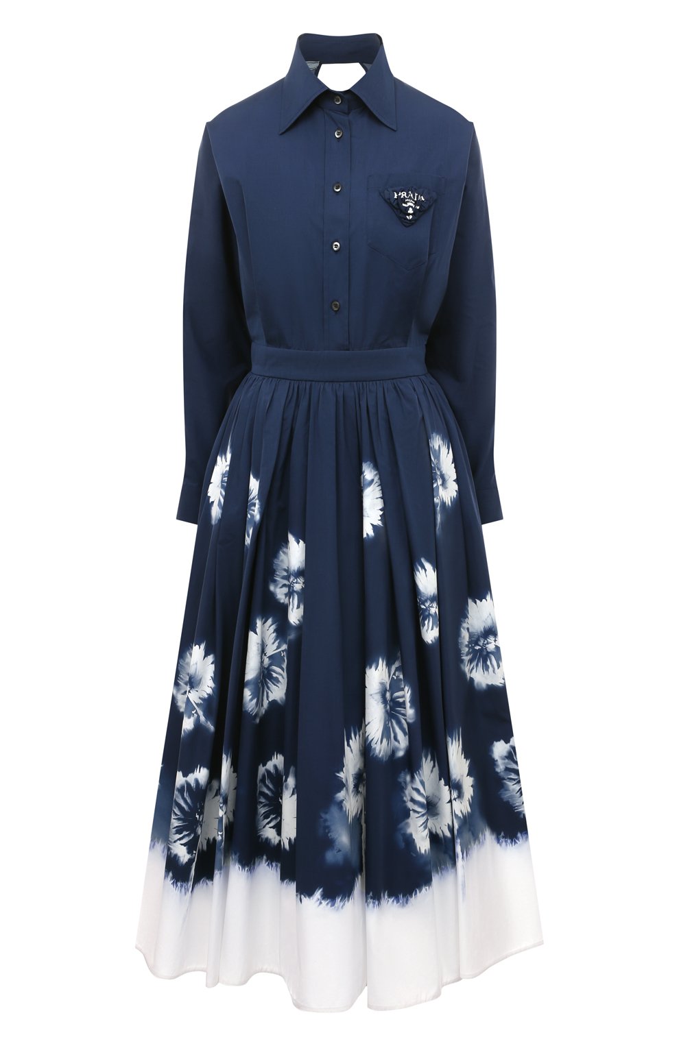 Хлопковое платье PRADA, арт. P3F30R-1ZCI-F057L-211, фото 1