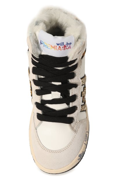 Кожаные кеды wally PREMIATA WILL BE, арт. 24M322408/WALLY HI M/27-35, фото 4