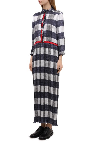 Шелковое платье GIORGIO ARMANI разноцветного цвета по цене 417500 руб., арт. 0WHVA06I/T01WQ, фото 3 Шелковое платье GIORGIO ARMANI, арт. 0WHVA06I/T01WQ, фото 3