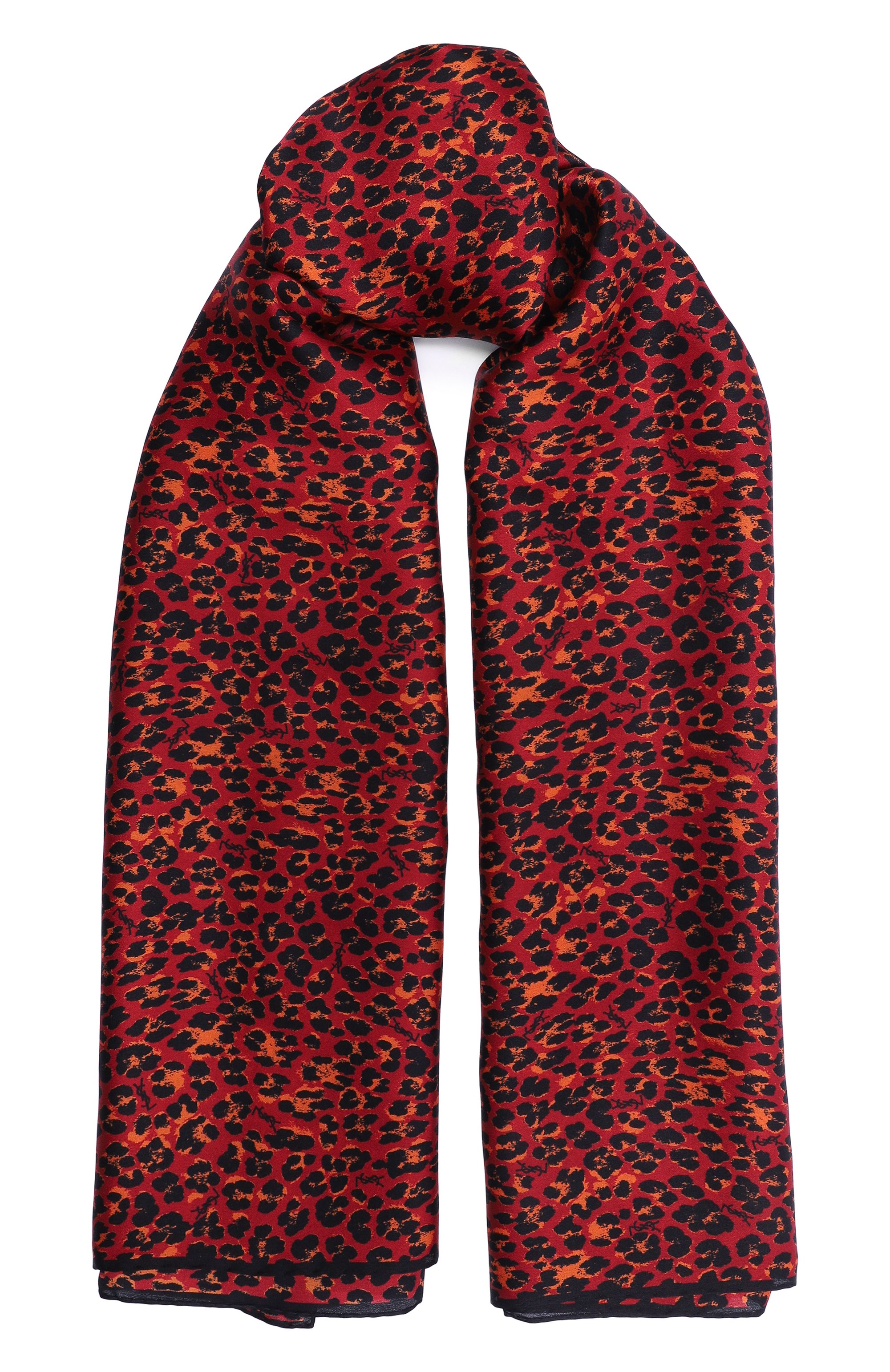 Шелковая шаль SAINT LAURENT, арт. 863622/3Y039, фото 1