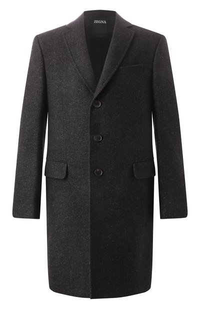 Мужской пальто из шерсти и шелка ZEGNA, арт. 4GJ3G0/897700A8