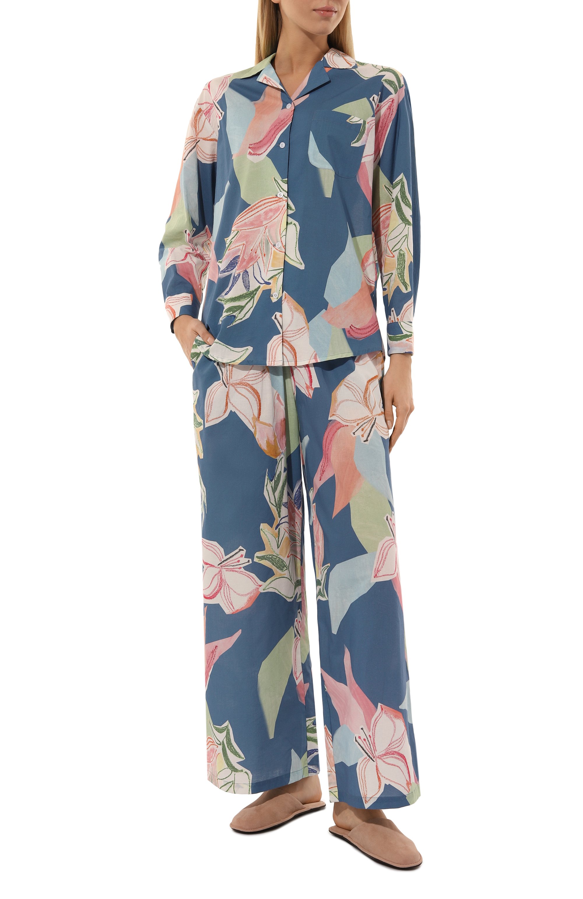 Хлопковая пижама ANY WOWZERS, арт. WKND02-LILB, фото 2