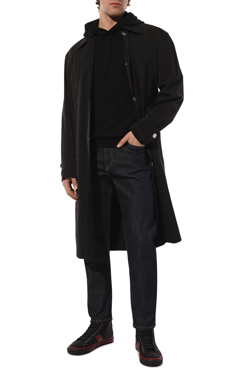 Текстильные кеды gucci tennis 1977 GUCCI, арт. 628717 H9H80, фото 2