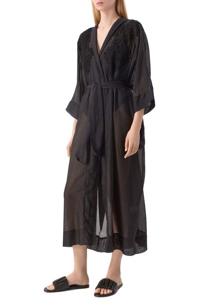 Туника из хлопка и шелка LILA EUGENIE, арт. 2402H MIDI, фото 3