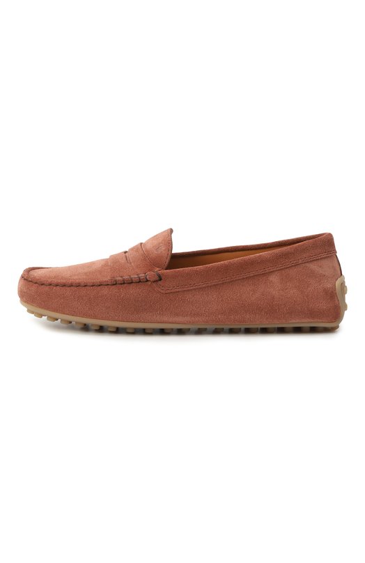 Замшевые мокасины City Gommino Tod’s XXW10L00010RE0 Коричневый  XXW10L00010RE0 Фото 4