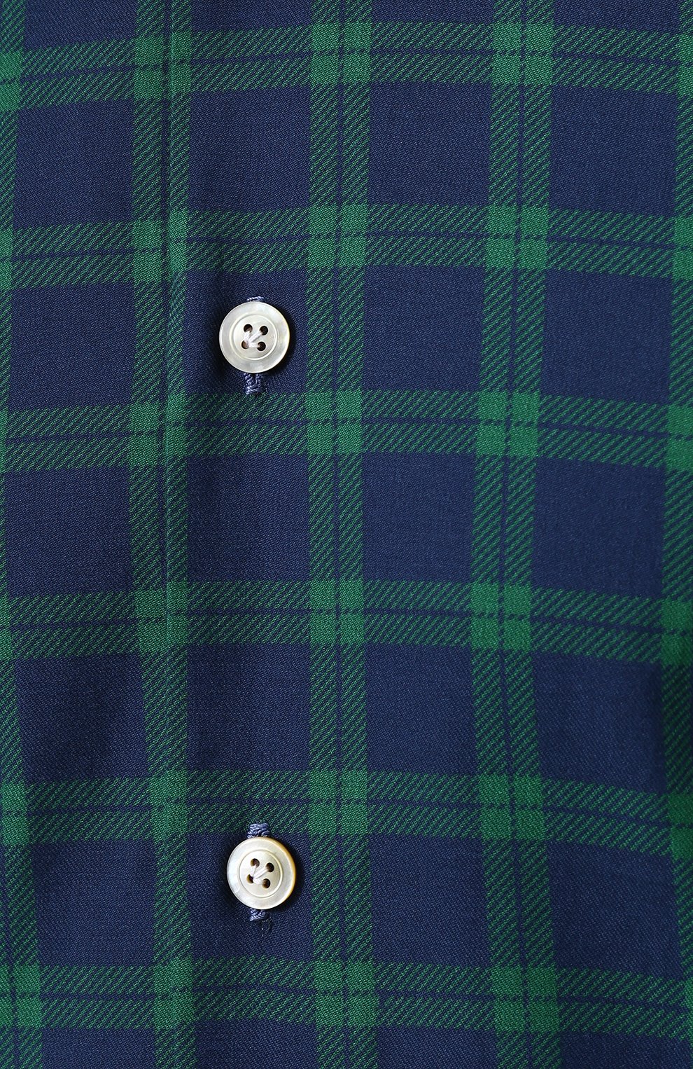 Хлопковая рубашка в клетку KITON, арт. UCIH0610604000, фото 5