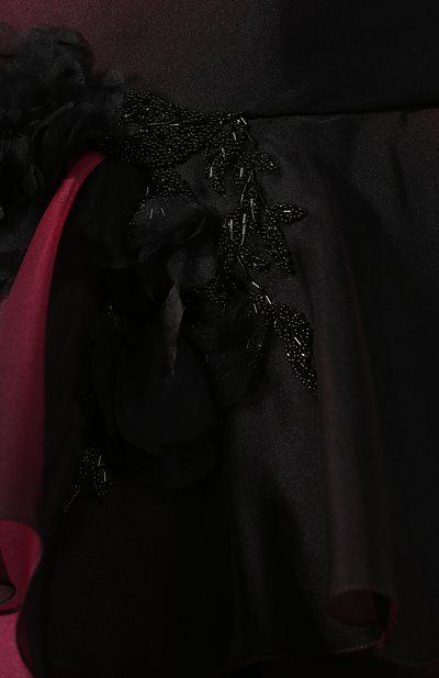 Шелковое платье MARCHESA, арт. M29813, фото 5