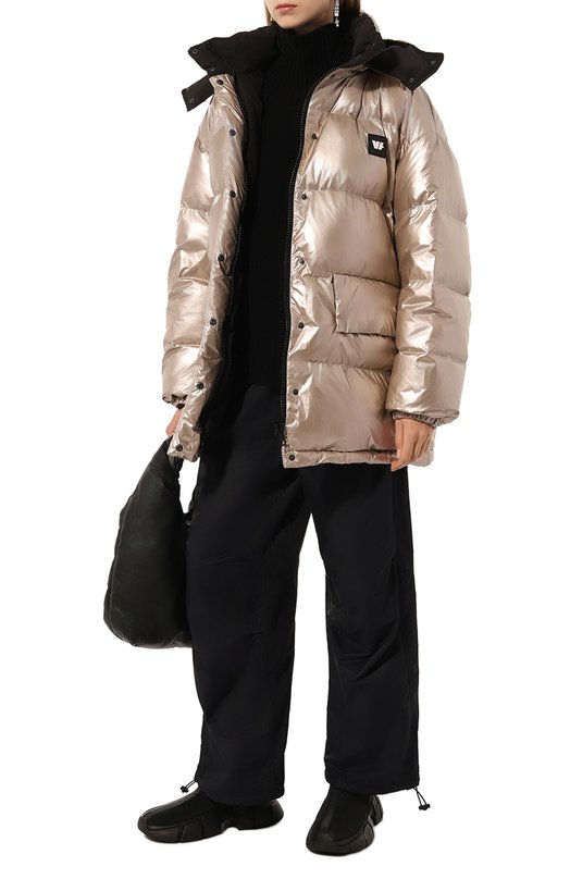 Пуховик Venera Arapu Бежевый, фото 2