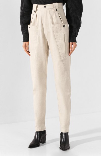 Хлопковые брюки ISABEL MARANT, арт. PA1469-19H017I/YERRIS, фото 3