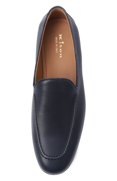 Кожаные лоферы KITON, арт. USSA404N01285, фото 5