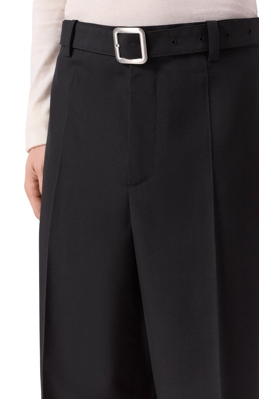 Шерстяные брюки Jil Sander J22KA0230-J40249 Чёрный  J22KA0230-J40249 Фото 5