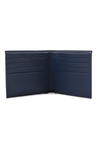 Кожаное портмоне PRADA синего цвета по цене 56000 руб., арт. 2MO513-QHH-F0016, фото 3 Кожаное портмоне PRADA, арт. 2MO513-QHH-F0016, фото 3