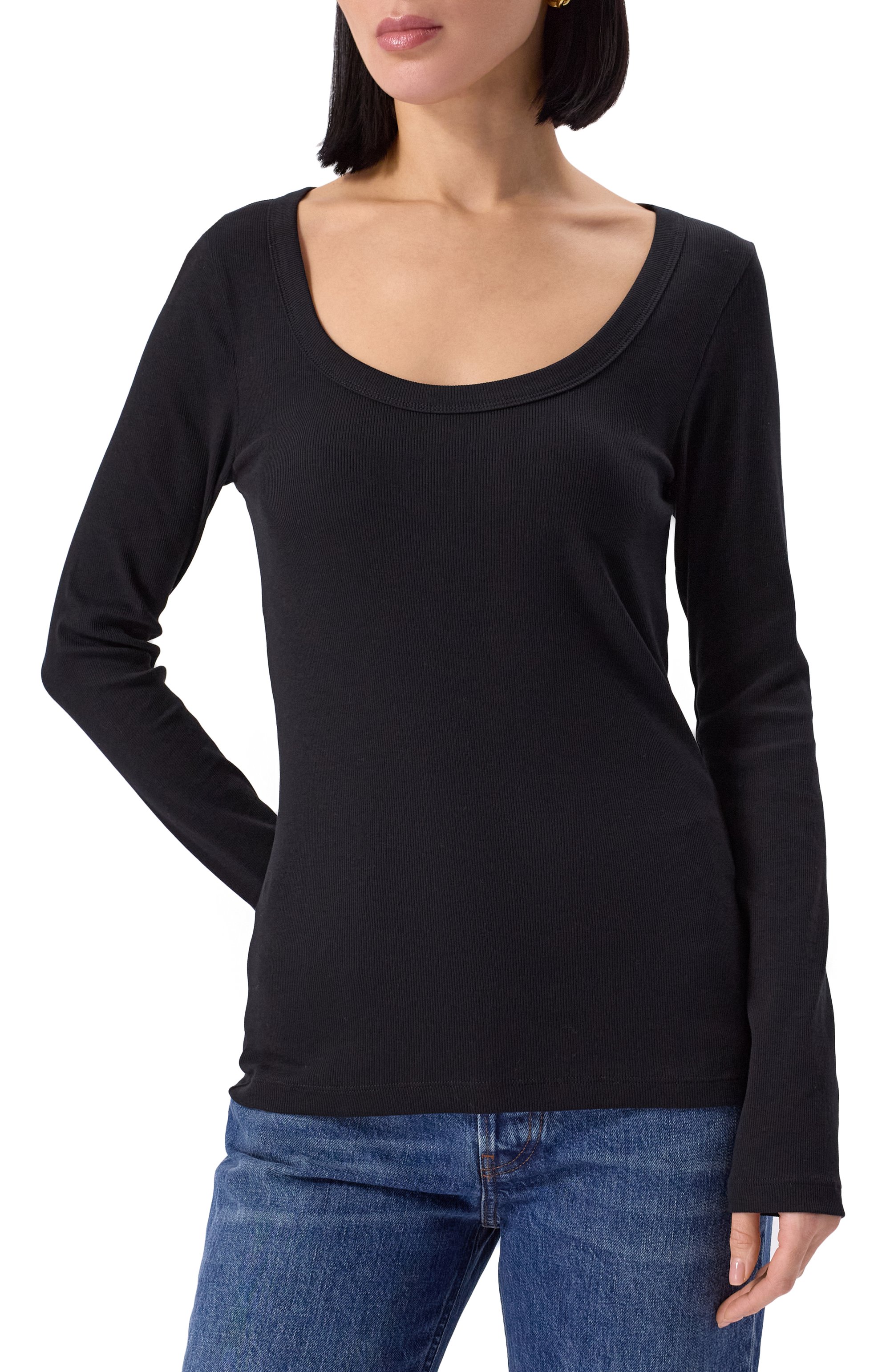 Хлопковый топ TOTEME, арт. 241-WRT1060-FB0094/001, фото 3