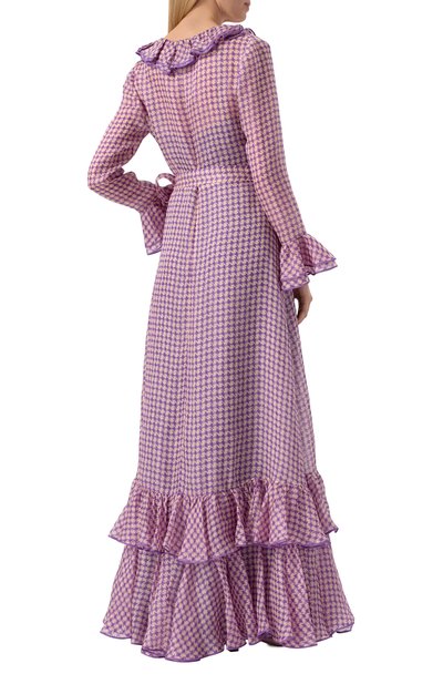 Шелковое платье VALENTINO, арт. 6B3VDKR695L, фото 4