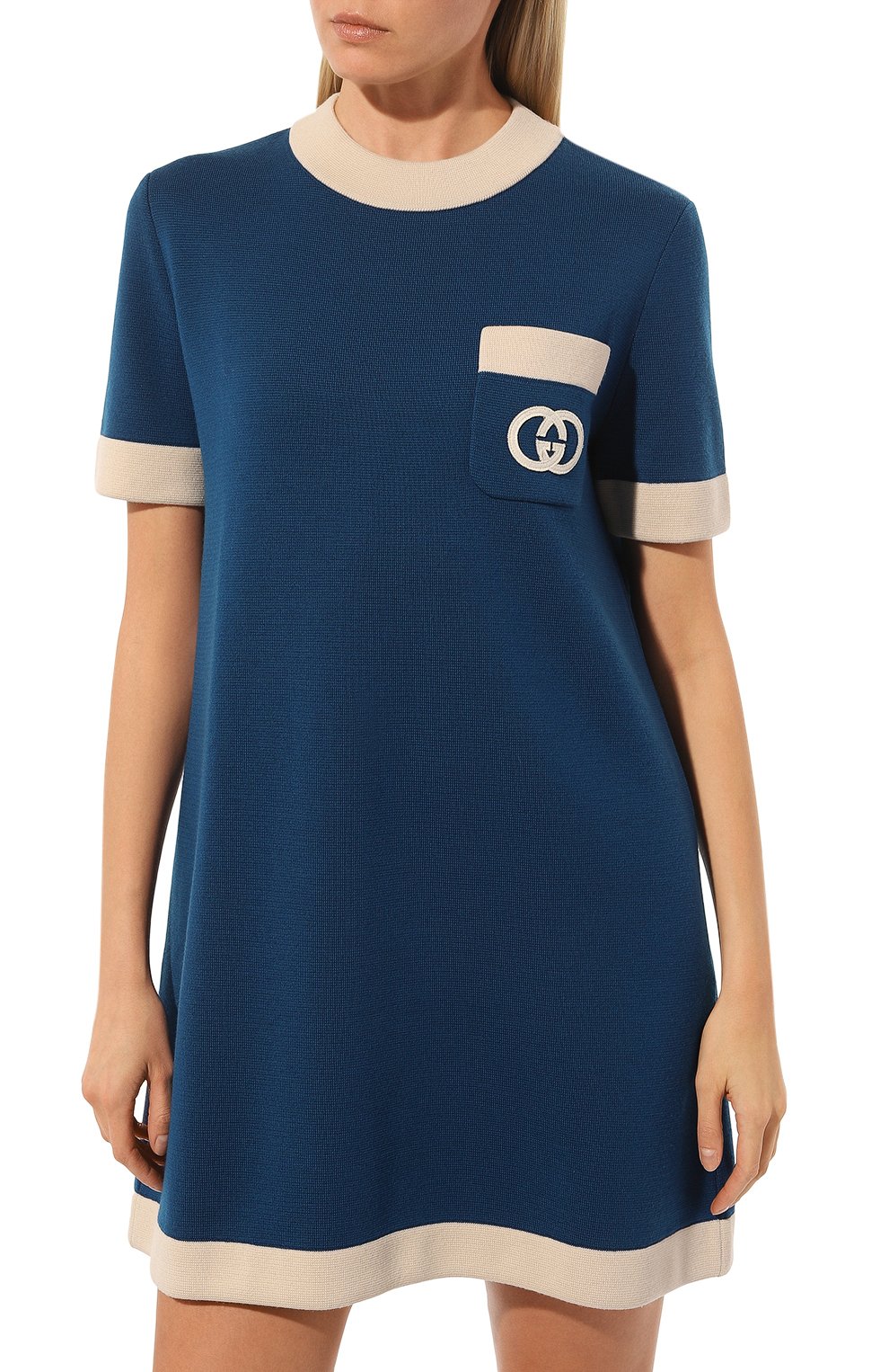 Шерстяное платье GUCCI, арт. 606015 XKA4A, фото 3