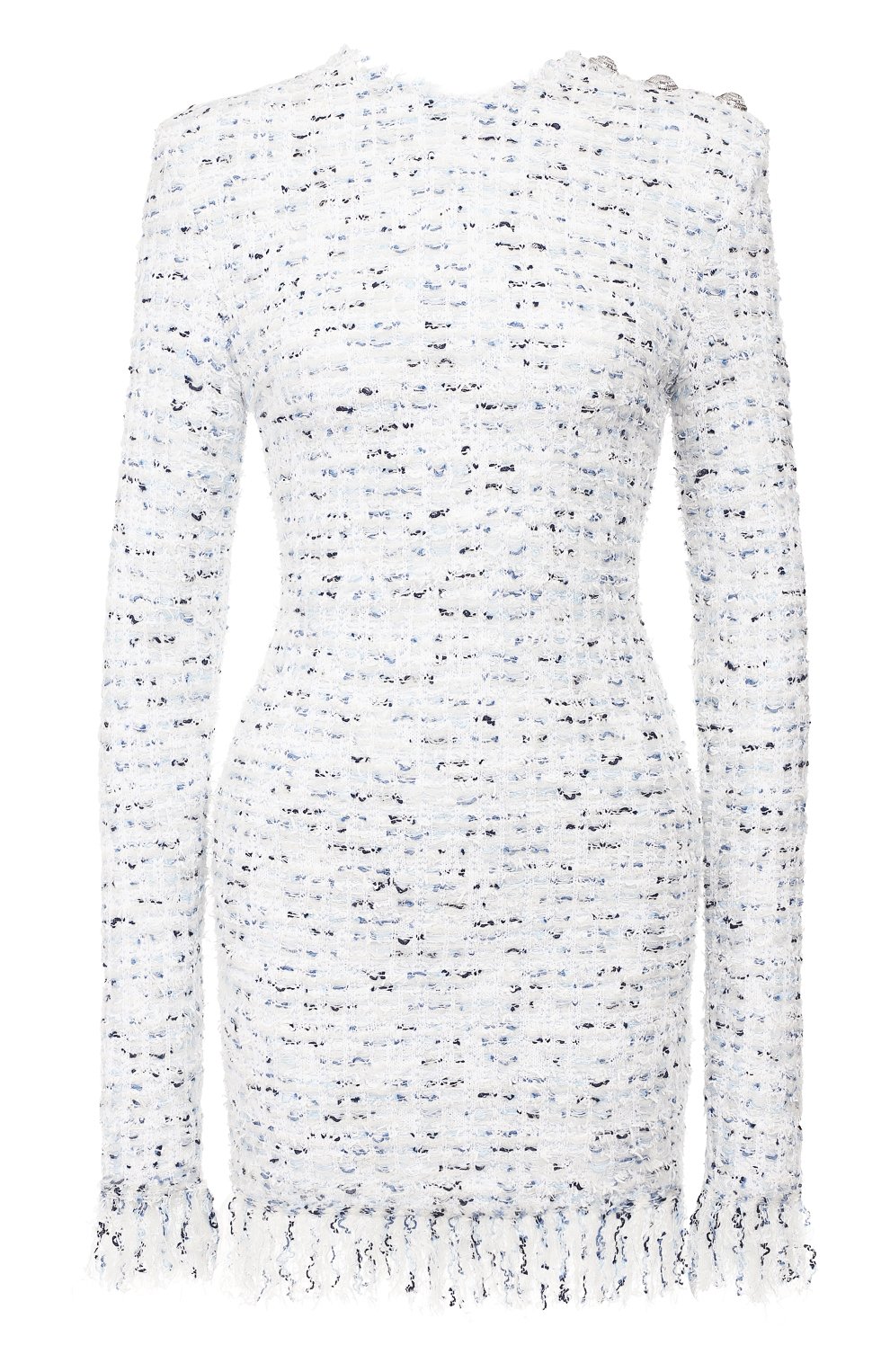 Платье BALMAIN голубого цвета по цене 298000 руб., арт. SF26267/K498, фото 1 Платье BALMAIN, арт. SF26267/K498, фото 1