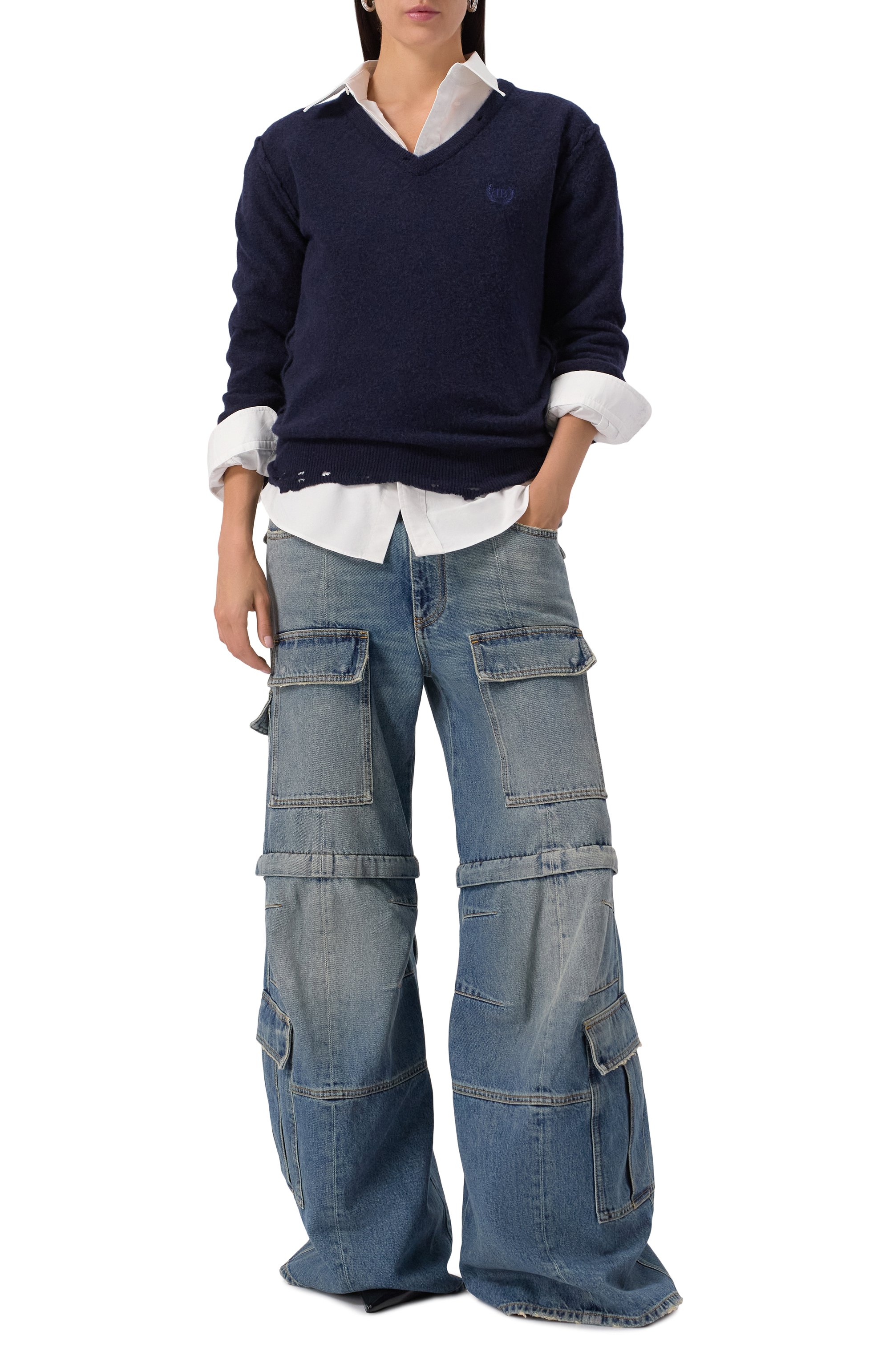 Кашемировый пуловер BALENCIAGA, арт. 828163/T4149, фото 2