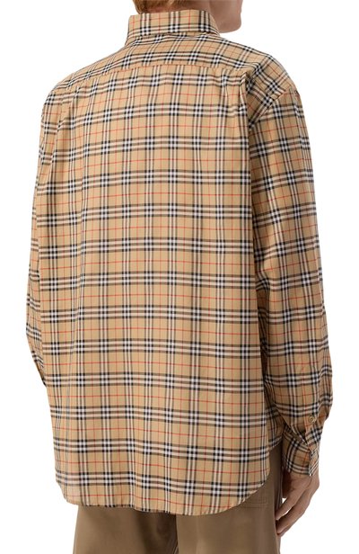 Хлопковая рубашка BURBERRY, арт. 8130238, фото 4