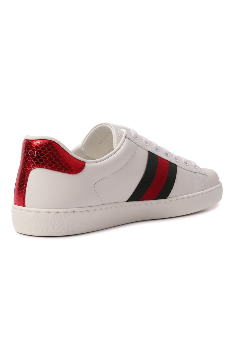 Кожаные кеды ace GUCCI, арт. 429446/02JP0, фото 1