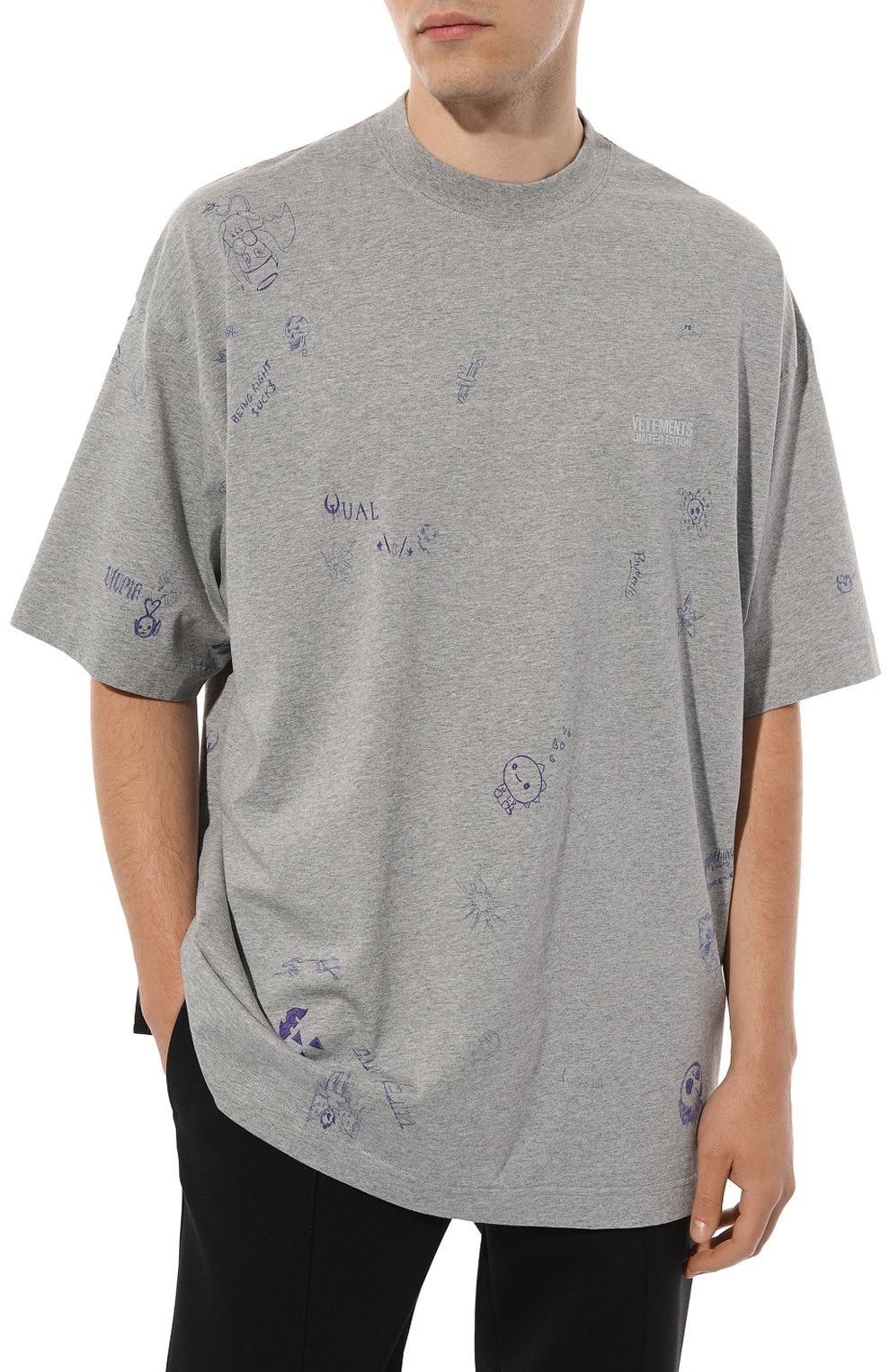 Хлопковая футболка VETEMENTS, арт. UE54TR320G, фото 6