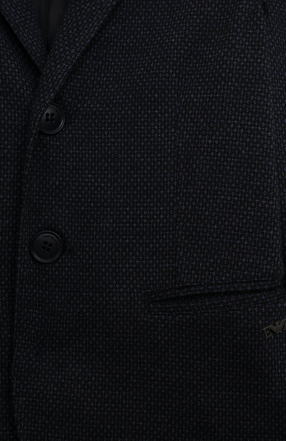 Пиджак EMPORIO ARMANI темно-синего цвета по цене 42950 руб., арт. 6D4GJA/4J72Z, фото 3 Пиджак EMPORIO ARMANI, арт. 6D4GJA/4J72Z, фото 3