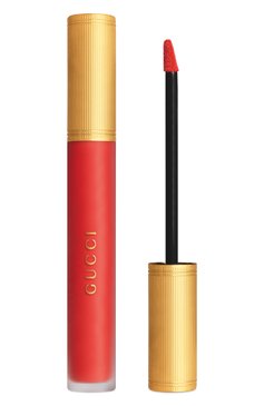 Жидкая губная помада rouge à lèvres liquide mat, оттенок 311 lizzie tiger GUCCI  цвета, арт. 3616303311292 | Фото 1 (Региональные ограничения белый список (Axapta Mercury): Не проставлено; Финишное покрытие: Матовый; Нос: Не проставлено)