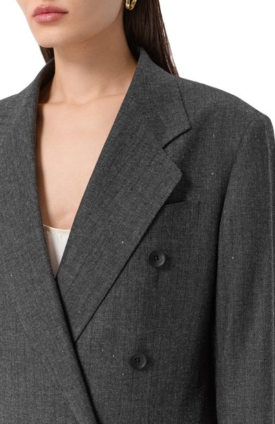 Жакет из вискозы и шерсти TAGLIATORE 0205, арт. J-L0RELEY19B/A40003, фото 5