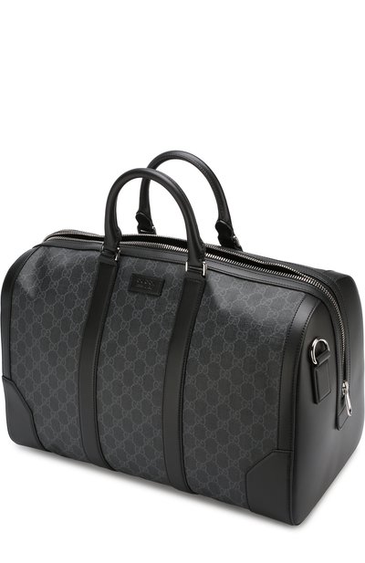 Дорожная сумка gg supreme GUCCI черного цвета по цене 252000 руб., арт. 474131/K5IAN, фото 4 Дорожная сумка gg supreme GUCCI, арт. 474131/K5IAN, фото 4