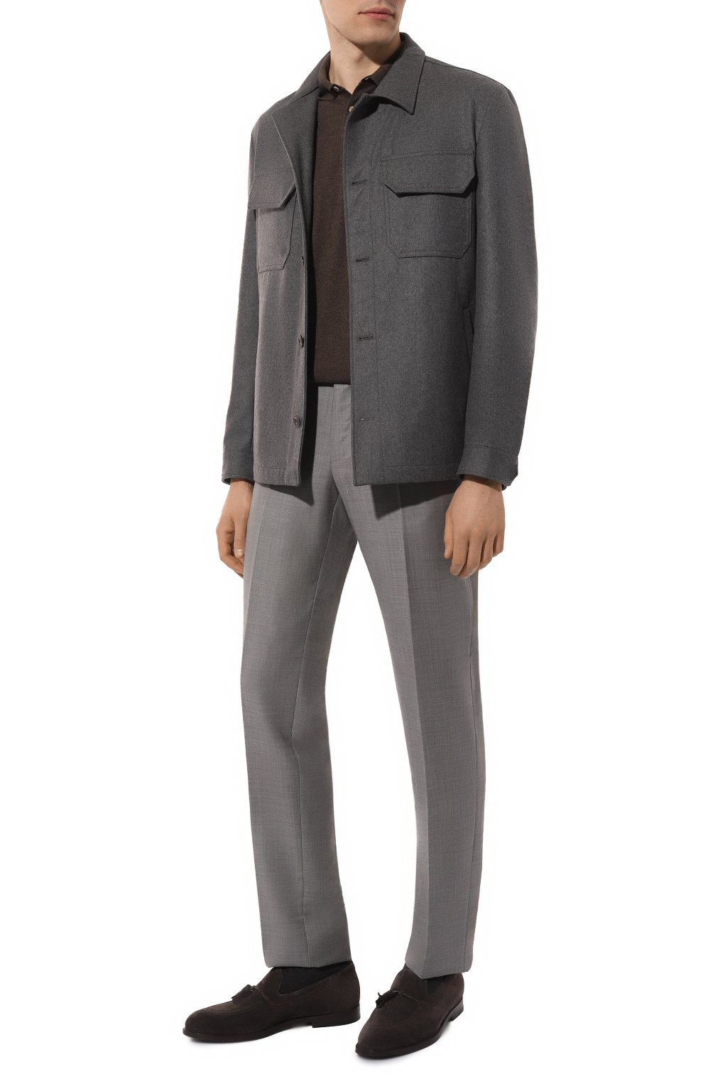 Шерстяные брюки ZEGNA, арт. 75TB12/826F13A8, фото 2