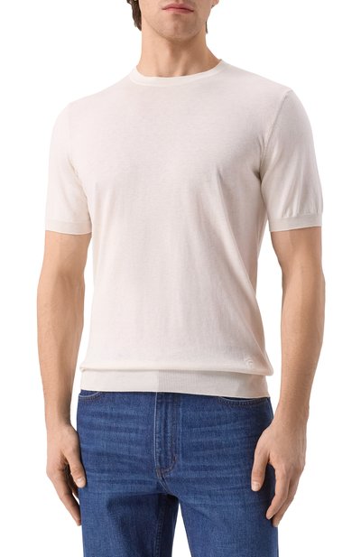 Джемпер из шелка и хлопка CORNELIANI, арт. 25M550-2525165, фото 3