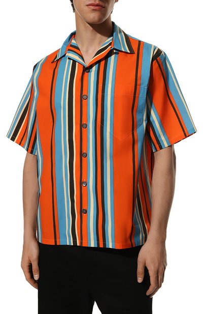 Хлопковая рубашка PRADA, арт. UCS339-10P3-F0049-211, фото 3