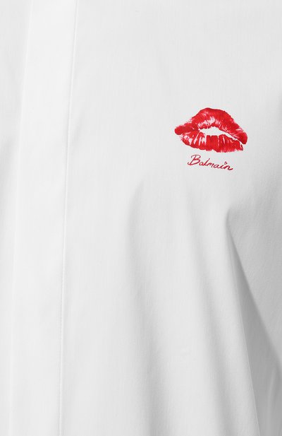 Хлопковая рубашка BALMAIN, арт. DH0HS406/CF43, фото 5