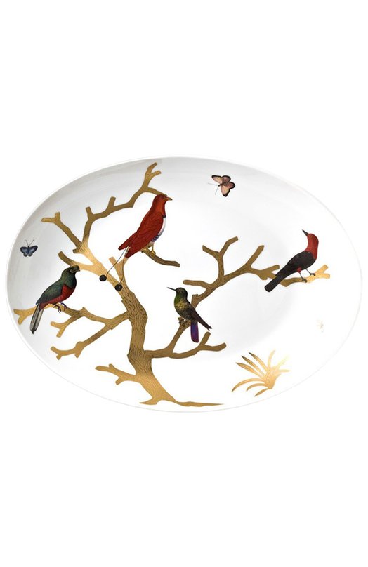 фото Блюдо овальное aux oiseaux bernardaud