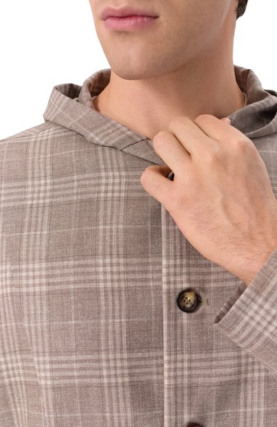 Шерстяная рубашка KITON, арт. UMCLUCAK0624E05, фото 5