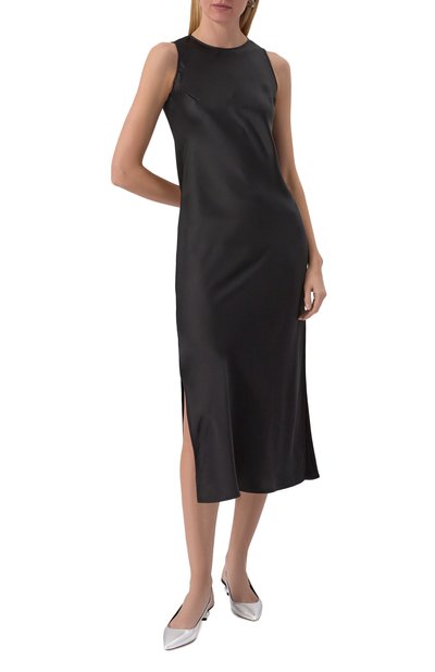 Атласное платье HERNO, арт. AB000037D/12506, фото 3