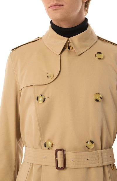 Хлопковый тренч BURBERRY, арт. 8079385, фото 5