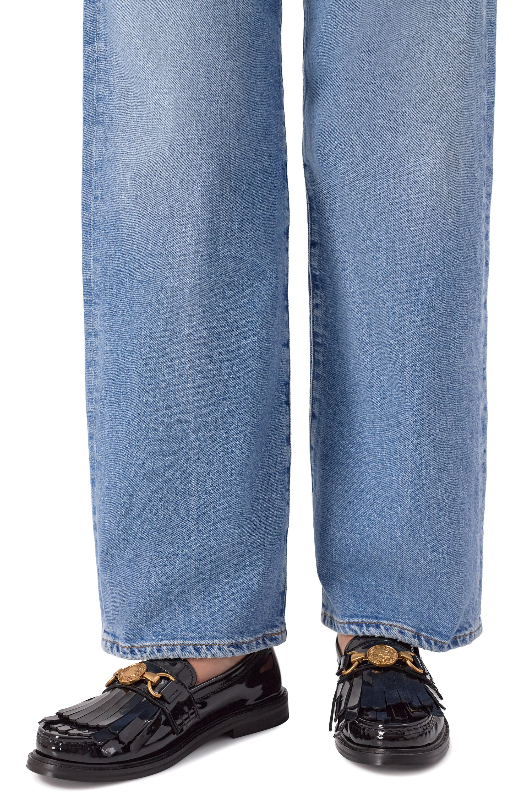 Кожаные лоферы MOSCHINO, арт. MA10262C1N/MB0, фото 2