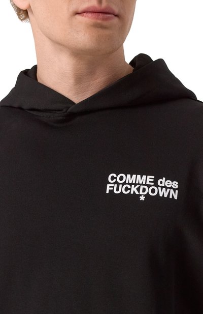 Хлопковое худи COMME DES FUCKDOWN, арт. CFABM01541, фото 5