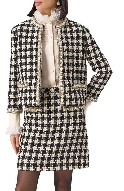 Твидовый жакет VALENTINO, арт. 6B3CE3YF90K, фото 3