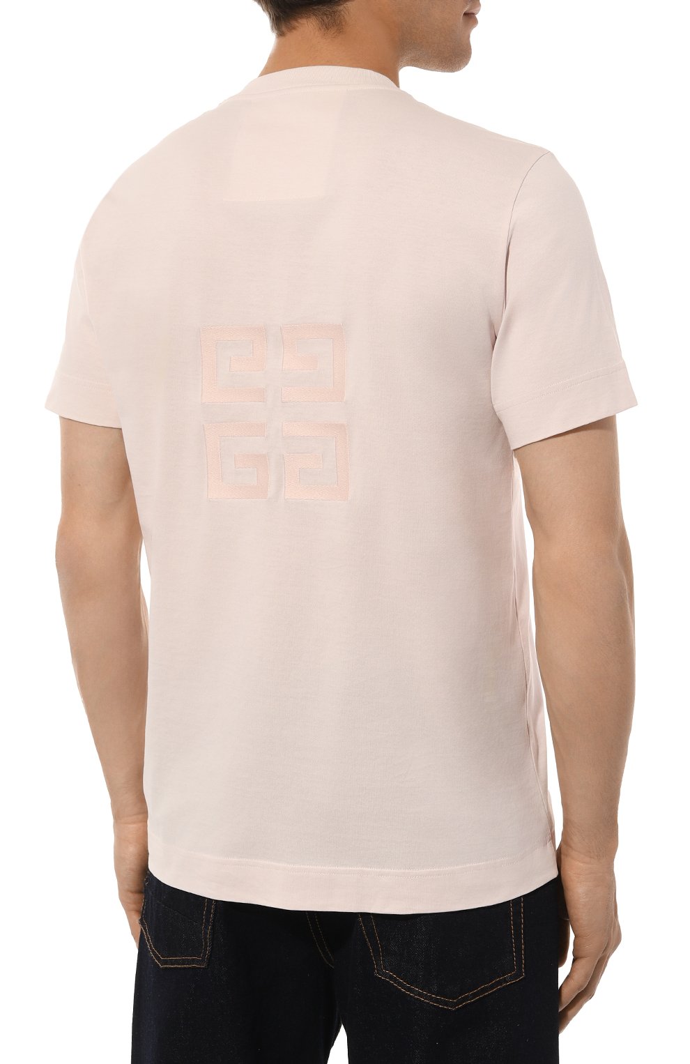 Хлопковая футболка GIVENCHY, арт. BM716B3YMG, фото 4
