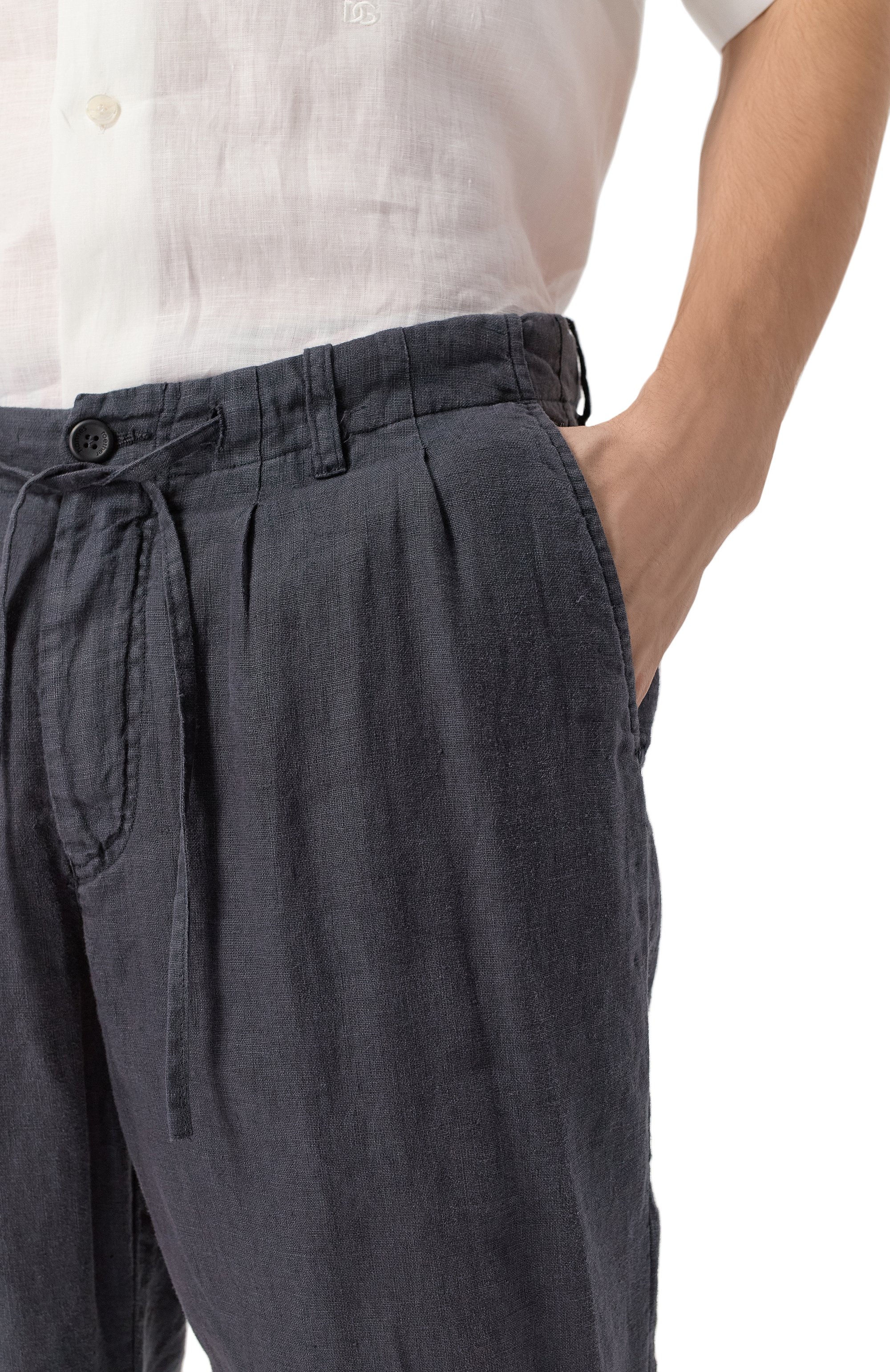 Льняные брюки HANNES ROETHER, арт. PA21PER.602/, фото 5