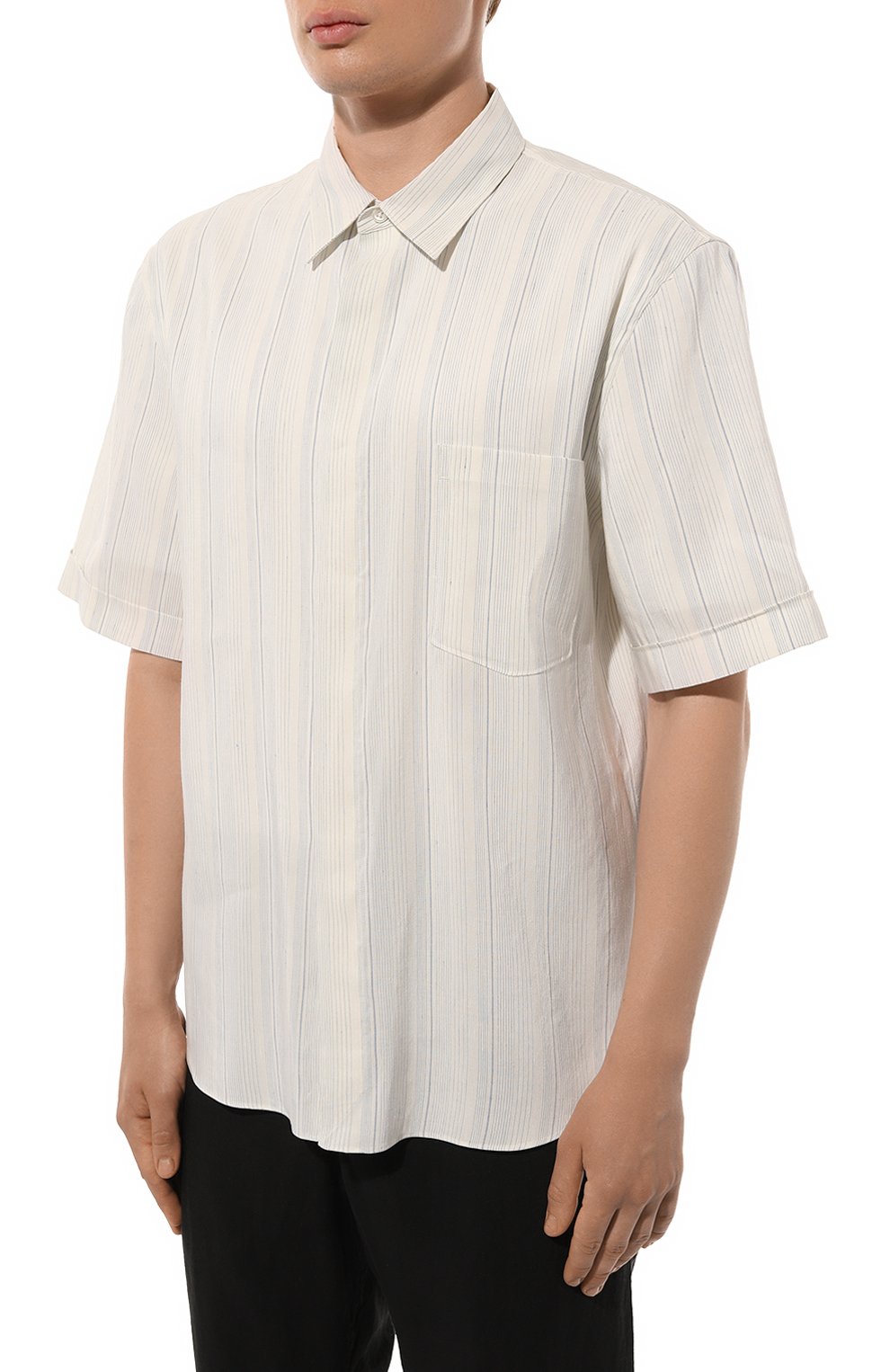 Рубашка изо льна и шелка ZEGNA, арт. UDX45A7/SCP7, фото 3