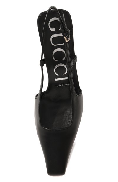 Кожаные туфли GUCCI, арт. 674666 C9D00, фото 4