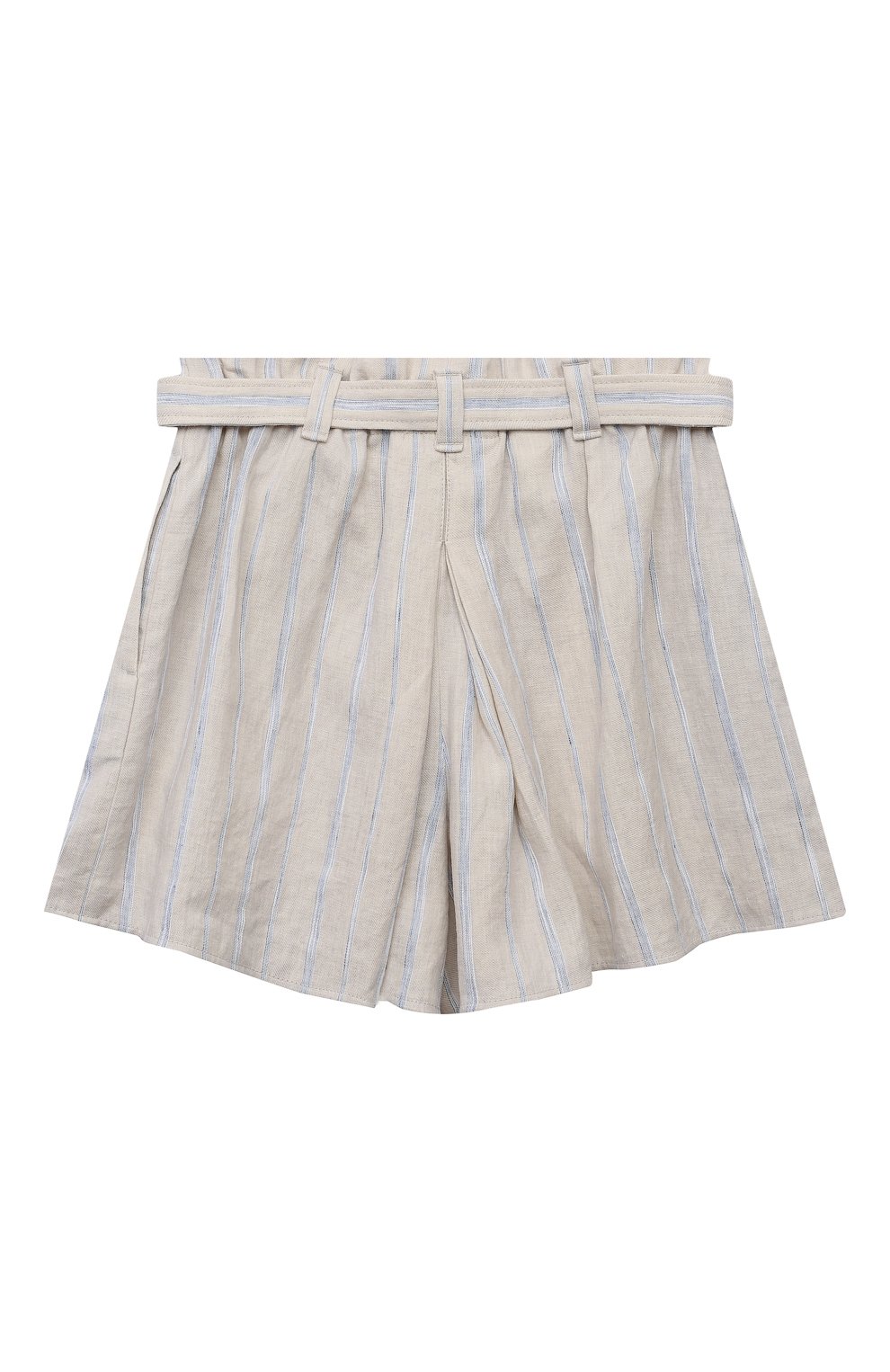 Шорты изо льна и хлопка BRUNELLO CUCINELLI, арт. BL156G077C, фото 2