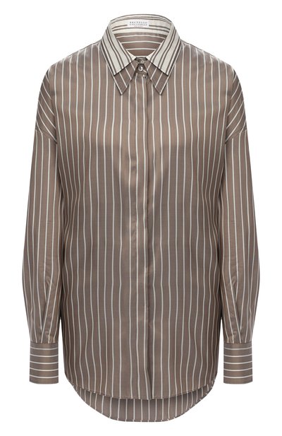 Шелковая рубашка BRUNELLO CUCINELLI, арт. MP741NA506, фото 1